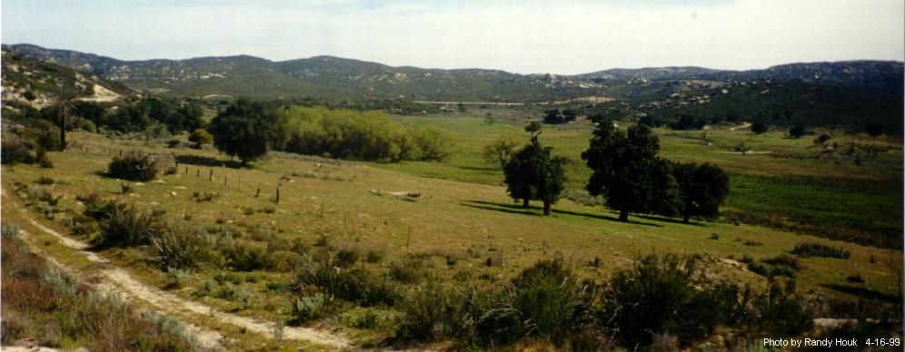 Campo landscape photographed during Aizea production