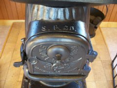 Close-up of SP stove