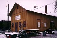 Depot and baggage cart